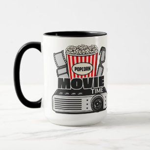 Custom Name Movie Time Mug