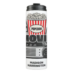 Custom Name Movie Time Thermal Tumbler