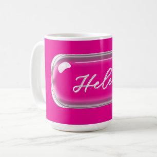 Custom Name Mug – Bright Colourful Glass Lens