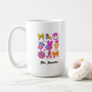 Custom Name Mug, Custom Teacher Mug,Back to school Coffee Mug