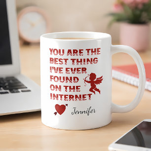 Custom Name Mug   Funny Online Dating Gift