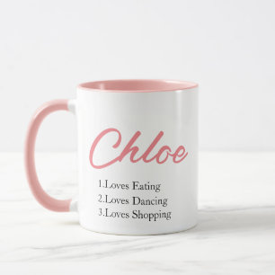 CUSTOM NAME MUG, GIFT FOR BRIDESMAID MUG