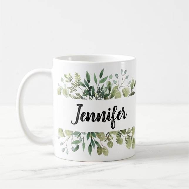 Custom Name Mug, Personalised Mug with Name (Left)