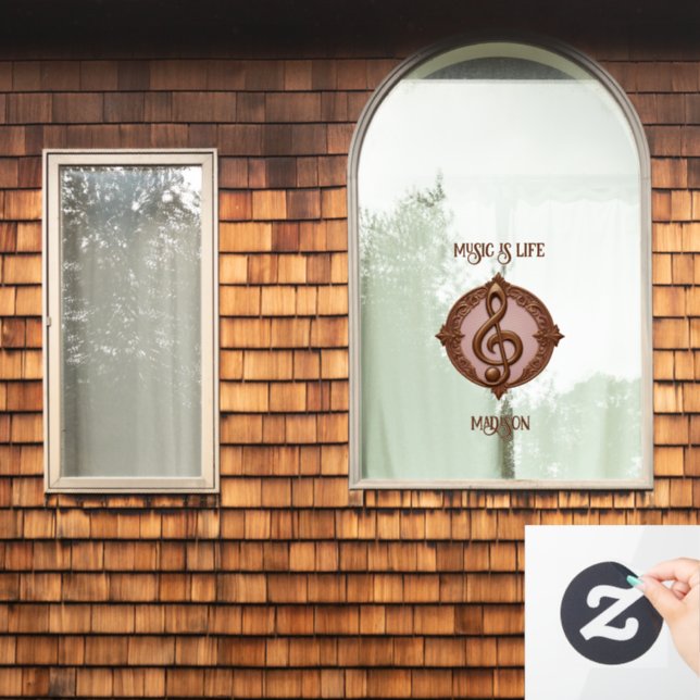 Custom Name Musical Clef Note (Home Window)