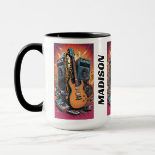 Custom Name Musical Instruments Mug