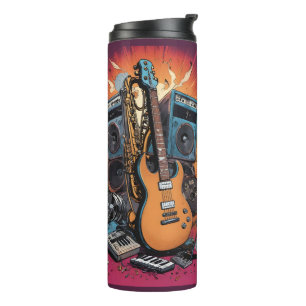 Custom Name Musical Instruments Thermal Tumbler