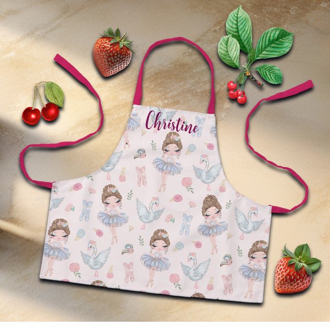 Custom Name My Sweet Ballerina Apron (Creator Uploaded)