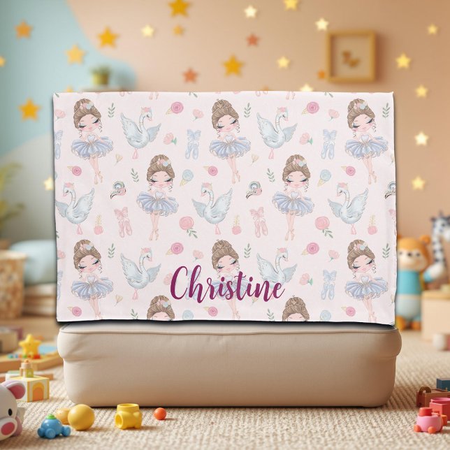 Custom Name My Sweet Ballerina Pillowcase (Creator Uploaded)