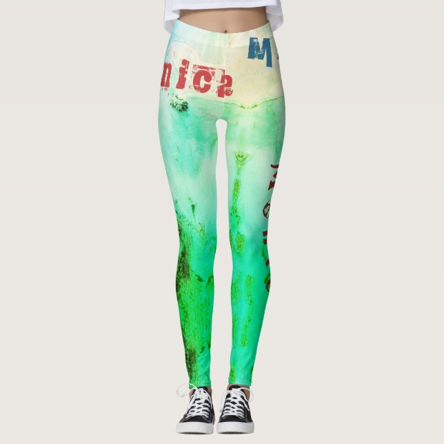 Custom Name Nature Leggings (Front)