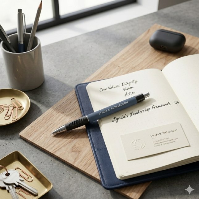 Custom Name Navy Blue Stylish Writing Pen Gift (Custom Name Navy Blue Stylish Writing Pen Gift)