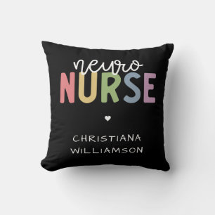 Custom Name Neuro Nurse Neuroscience Nurse Gifts Cushion