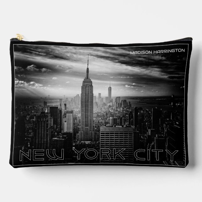 Custom Name New York City Accessory Pouch (Front)