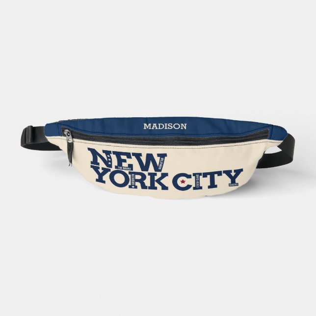 Custom Name New York City Bum Bags (Front)