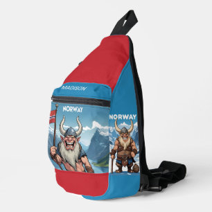 Custom Name Norwegian Troll Sling Bag