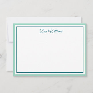 Custom Name Note Card