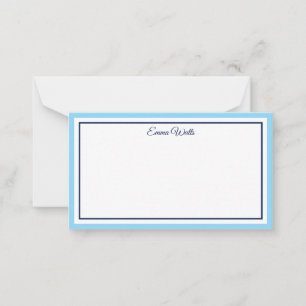 Custom Name Note Card