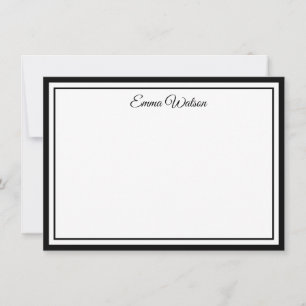 Custom Name Note Card