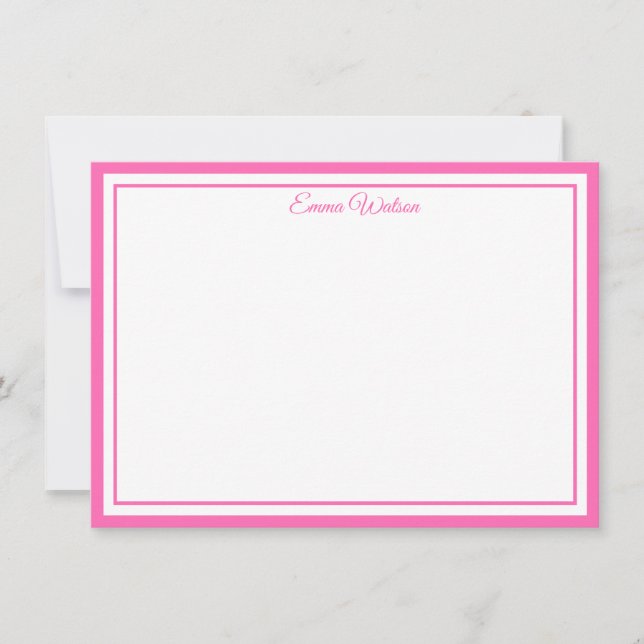 Custom Name Note Card (Front)