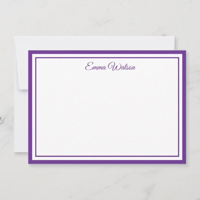 Custom Name Note Card (Front)