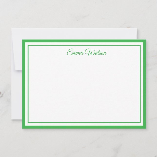 Custom Name Note Card (Front)