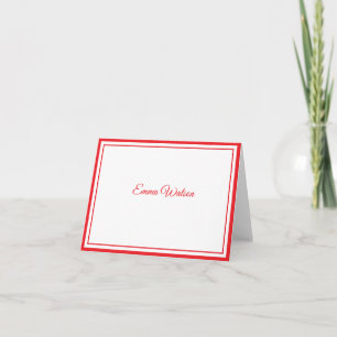 Custom Name Note Card