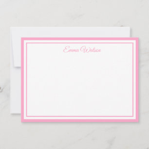 Custom Name Note Card