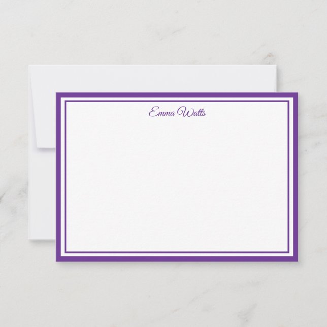 Custom Name Note Card (Front)