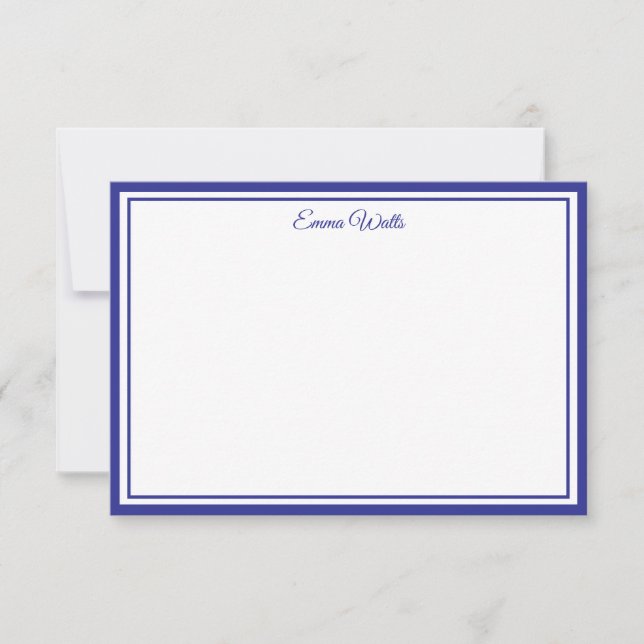 Custom Name Note Card (Front)