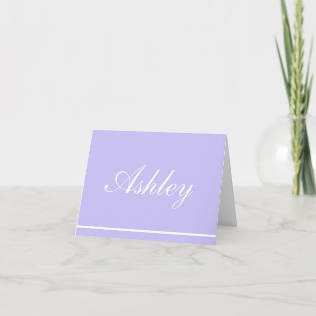 Custom Name Note Cards (Front)