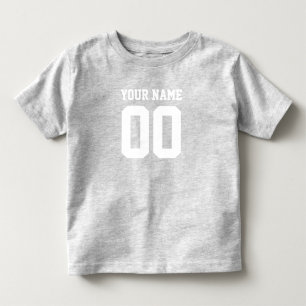 Custom Name Number Baby Football Jersey Bodysuit
