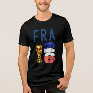 Custom Name Number France 2026 World Cup Tee