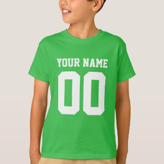 Custom Name Number Kids' Football Jersey Shirt