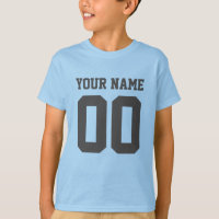 Custom Name Number Kids' Football Jersey Shirt