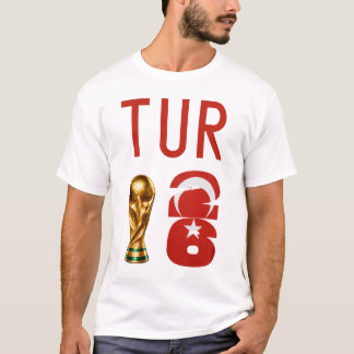 Custom Name Number Turkey 2026 World Cup Tee