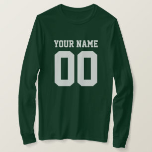Custom Name Number Women's Football T-Shirt