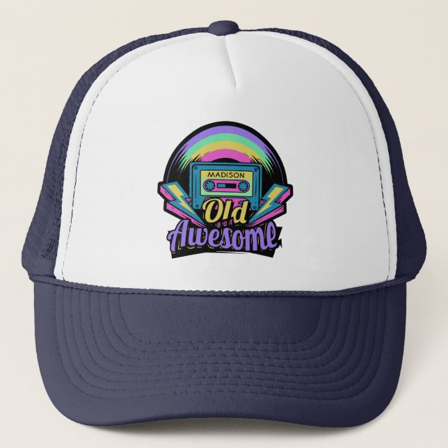Custom name Old but Awesome hats (Front)