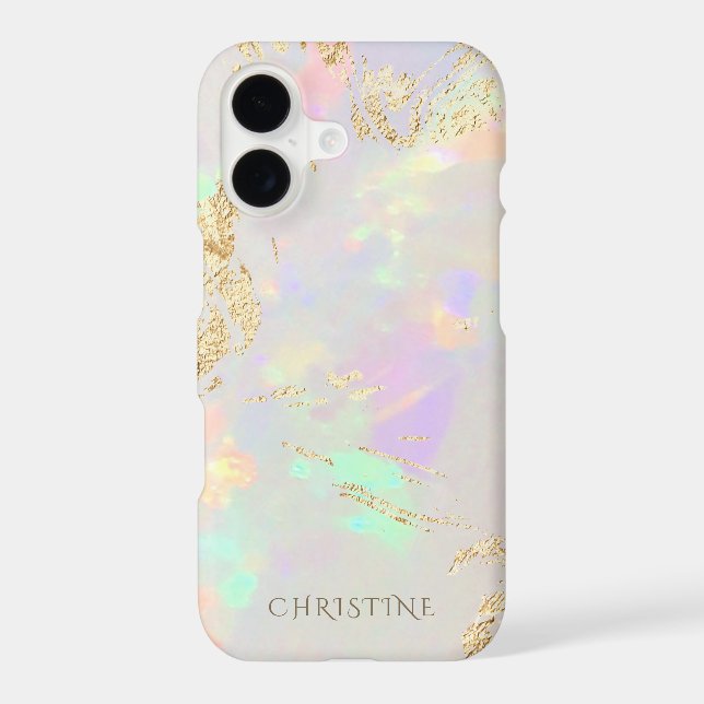 custom name opal stone design (Back)