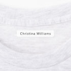 Custom name or company name fabric clothing