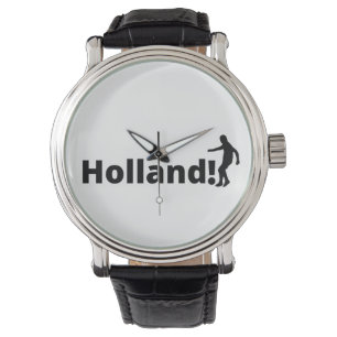 Custom Name Oranje Supporter Watch