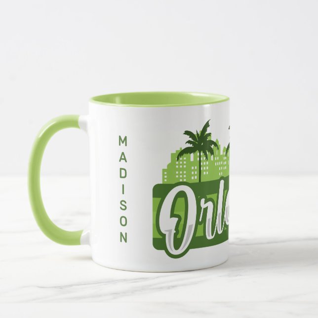 Custom Name Orlando Florida Mug (Left)
