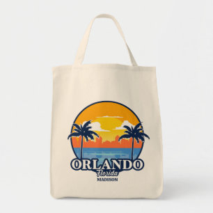 Custom Name Orlando Florida Tote Bag