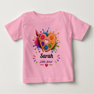 Custom Name Painting,Personalised Art Baby T-Shirt