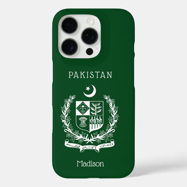Custom Name Pakistan Case-Mate iPhone Case (Back)