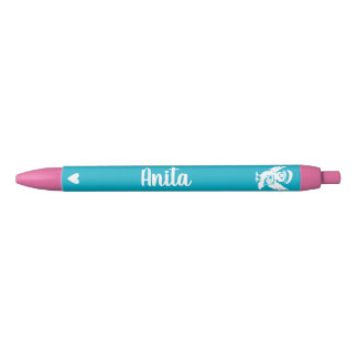 Custom Name Penny Post Mascot Heart Pen