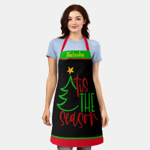 Custom Name Personalised Christmas Tree Aprons