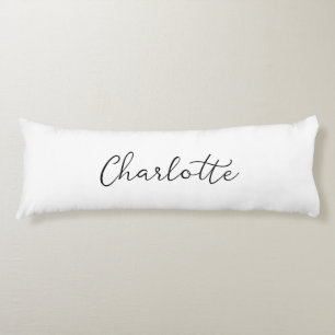 Custom Name Personalised Full Size Comfort White Body Cushion