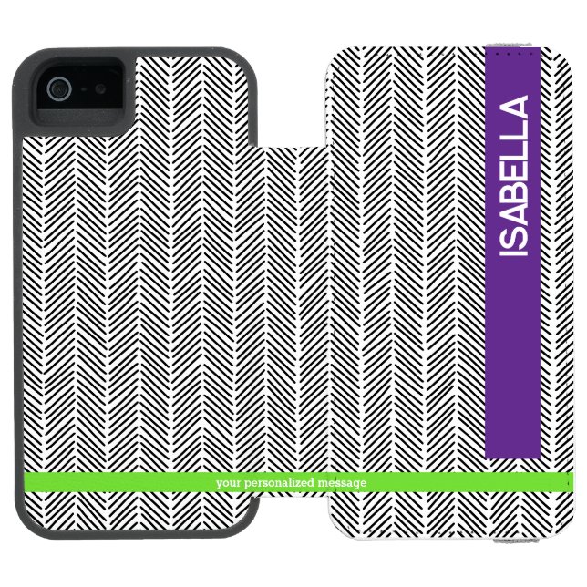 Custom Name | Personalised  Incipio iPhone Wallet Case (Folio Open)