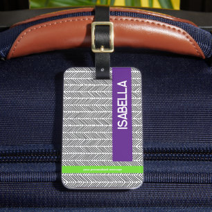 Custom Name Personalised Luggage Tag
