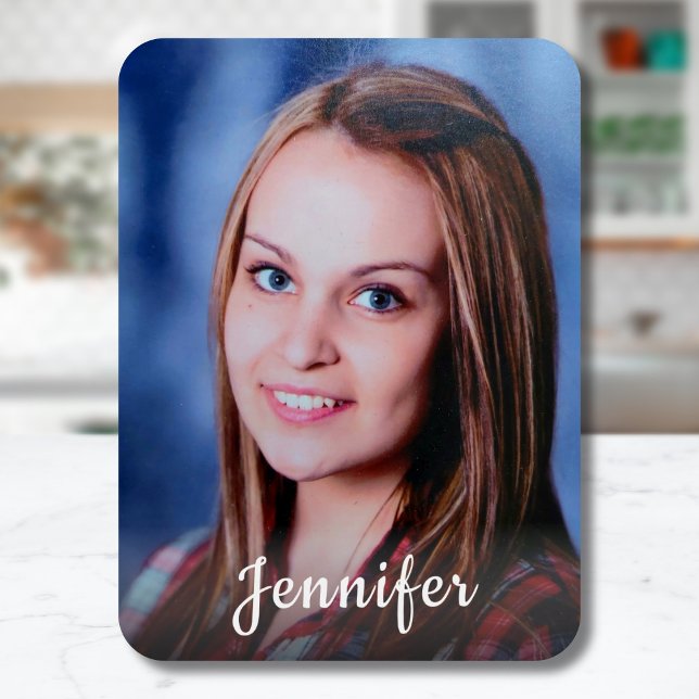 Custom Name Personalised Photo Magnet (Creator Uploaded)