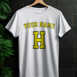Custom Name Personalised vintage Letter T-Shirt 